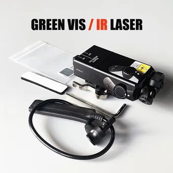 IR Lazer / Yeşil Görünür Lazer Sight OTAL-C Ofset Taktik Amaçlayan Lazer Klasik w / Tutuşunu HT Dağı Airsoft