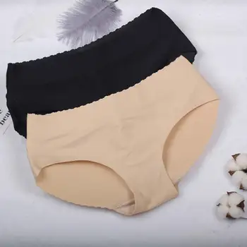 Kadın İç Çamaşırı Seksi Düşük Bel Sahte Popo İtme Kadın Külot Dikişsiz Dolgu Bayan Külot Günlük Giyim için