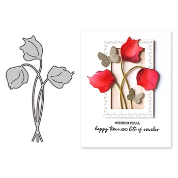 çiçek burgu çiçek metal kesme ölür kesim die dıy scrapbooking dekoratif kağıt kart yapımı el sanatları 2023 diecuts