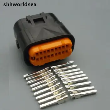 worldgolden 5/30/100 setleri kiti 1.0 mm 18 p kablo tel düzeneği dişi konnektör MX23A18SF1