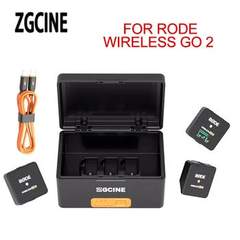 ZGCINE ZG-R30 Pro için Şarj Durumda Yol Kablosuz GO 2 I II Tek Yol me Hızlı Şarj Kutusu 3400mAh Dahili Pil Güç Bankası