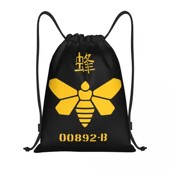 Özel Breaking Bad Altın Güve Kimyasal 00892-B İpli alışveriş çantaları Yoga Sırt Çantaları Heisenberg Arı Spor Salonu Sırt Çantası