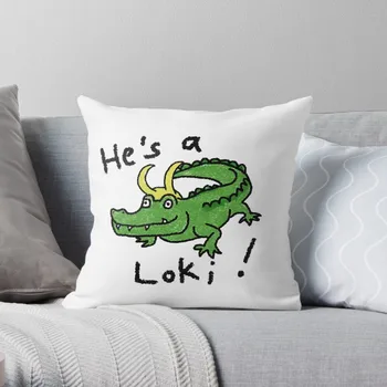 O bir Loki! Timsah Loki gömlek atmak yastık dekoratif kanepe yastıkları yastık oturma Odası İçin kapakları