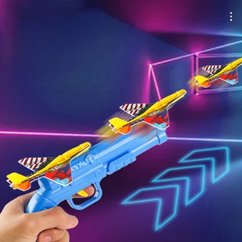Uçak Başlatıcısı Kabarcık Mancınık oyuncak uçak Uçak Oyuncak Uçak Mancınık atıcılık Oyunu Oyuncaklar Açık Oyuncaklar Çocuklar İçin Hediyeler