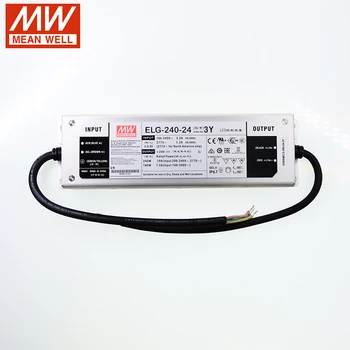 ORTALAMA KUYU ELEG-240-24-3Y 240 W 10A 24 V LED Güç Kaynağı 110 V/220VAC için 24 V DC su geçirmez IP67 Meanwell led sürücü Boş tip