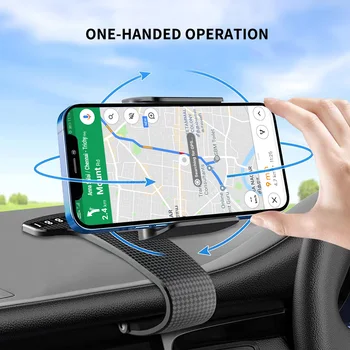 360 Derece Rotasyon Dashboard cep telefonu araba için tutucu sabitleme kıskacı Standı için Uygun 4 ila 7 inç Akıllı Telefonlar