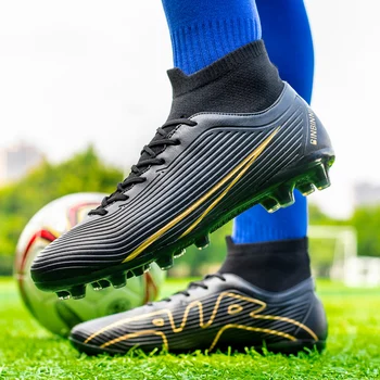 Dayanıklı futbol ayakkabıları Açık Rahat Messi futbol ayakkabısı Toptan Futsal Cleats Eğitim Maçları Sneakers 35-45 Boyutları Yeni