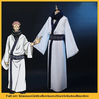Anime Jujutsu Kaisen Ryomen Aile Cosplay Kostüm Cadılar Bayramı Karnaval Üniforma Custom Made