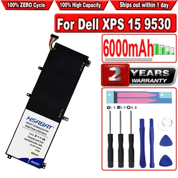 HSABAT 6000 mAh 245RR Laptop Batarya için Dell XPS 15 9530 Hassas M3800 TOTRM H76MV 7D1WJ