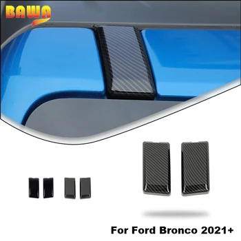 BAWA Ön Çatı Vidalı Kapak Trim İçin Ford Bronco 2021 2022 2023 Süslemeleri Koruyucu Kılıf Araba Dış Aksesuarları