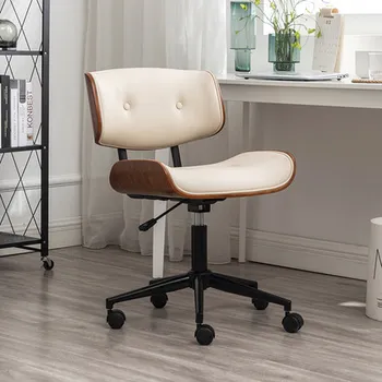 Ofis bilgisayar sandalyesi Çalışma Koltuğu Basit Döner Sandalye Tasarımcı Çoğaltma Ayarlanabilir Arkalığı Chaises De Salon İskandinav Mobilya FGM