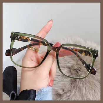 Anti mavi ışık gözlük kadın genç kızlar 2023 Trend Bilgisayar gözlük gözlük şeffaf optik gözlük gözlük