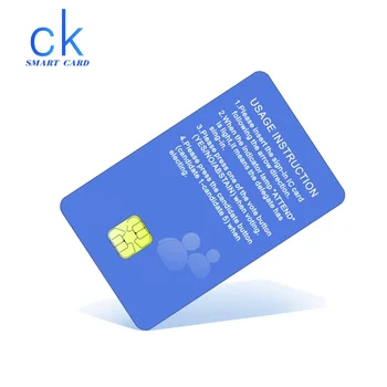 Kredi Kartı Boyutu Çip Boş RFID İletişim Akıllı IC Kart Ödeme Kartları İçin