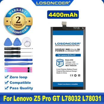 100 % Orijinal LOSONCOER YENİ 4400mAh Lenovo Z5 Pro L78031 Pil JR40 Lenovo Z5 Pro GT L78032 Cep Telefonu Pil