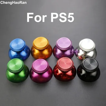 ChengHaoRan 2 adet Rocker Kapaklar PS5 Konsolu Alüminyum Alaşımlı Metalik Metal Analog Sapları Sopa İçin Fit PS5 Denetleyici
