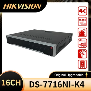 Hİkvision 16ch H265 NVR 4 k 16 kanal desteği kadar 8MP IP kameralar DS-7716NI-K4 4 SATA