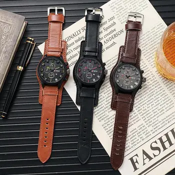 Ultra İnce Vintage erkek Saatler Klasik Basit İş kuvars kol saati Erkekler için Erkek Kol Saati Saat Relogio Masculino Reloj