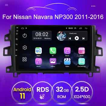 Araba Stereo Android 11 Multimedya Oynatıcı Nissan NAVARA Frontier için NP 300 2011-2016 RAM 2GB ROM 32GB Destek DVR Kamera OBD