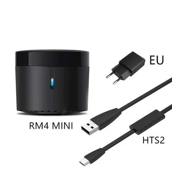 Broadlink RM4 mini Sıcaklık Nem Sensörü WiFi IR Uzaktan Kumanda klima TV set üstü Kutusu Alexa ile Çalışmak