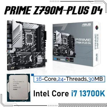 Intel Core i5 13700K LGA 1700 CPU İle Asus PRIME Z790M-PLUS DDR4 Intel Z790 Anakart Combo i5 13700K İşlemci Kiti 13700K