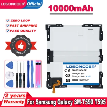 Üst Marka 100 % Yeni 10000mAh EB-BT595ABE Pil Samsung Galaxy Tab İçin A2 10.5 SM-T590 SM-T595 T595 / Tab A2 XL stokta