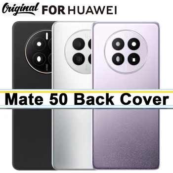 Orijinal Yeni Arka Konut Huawei Mate 50 İçin arka kapak Pil Cam İçin Kamera Lens İle Mate50 Arka Kapak Değiştirme