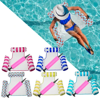 Havuz Yüzen PVC Yaz Şişme Satır Yüzme Havuzu Su Hamak Hava Minder Yatak Plaj Su Sallar şezlong Yetişkinler için