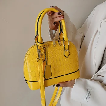 Moda PU deri çantalar kadın Retro Çanta alışveriş çantası Rahat Kadın Ofis Bayan Subaxillary Banliyö omuzdan askili çanta