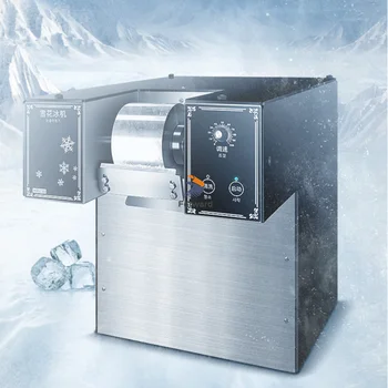 110V 220V 1300W 180 kg / gün Kore Bingsu Makinesi Masa Üstü Kar buz yapım makinesi Tıraş Makinesi Avrupa Kar Tanesi Buz Makinesi