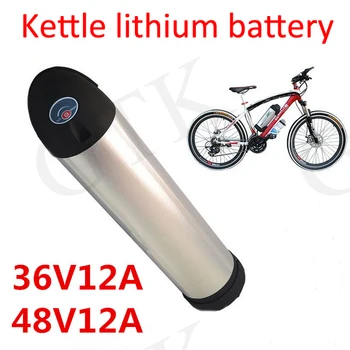 36v 48v 12ah e-bike lityum pil Su şişesi su ısıtıcısı elektrikli bisiklet pil 42V lityum iyon marka pil paketi DIY+2A şarj cihazı