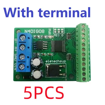 5x3 in 1 8ch Giriş/Çıkış Dijital Anahtarı TTL LvTTL CMOS RS485 IO Kontrol Modülü Modbus Rtu Kurulu PLC Röle