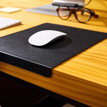 Mini Katlanır Dirsek Koruma bileklik Mouse Pad Deri Ofis sümen Dizüstü Bilgisayar masa pedi Küçük Mousepad Masa Mat Yastık