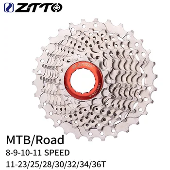 ZTTO MTB Yol Bisikleti 8/9/10/11/12 Hız Kaseti 11v 25T/28T//30T/32T/34T/36T Dişli K7 10v Bisiklet Freewheel
