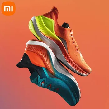 YENİ Xiaomi Mijia spor ayakkabı karbon tabak koşu ayakkabıları / kaymaz ve aşınmaya dayanıklı / çok yönlü havalandırma / 360 derece fit