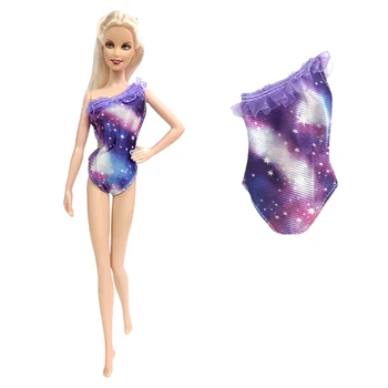 NK 1 Adet Yeni Mayo Mor Yaz Plaj Banyo Giysileri barbie bebek Etek Aksesuarları bebek oyuncakları