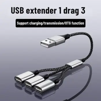 RYRA USB C Hub 4 Port Tipi C Hub USB 2.0 Splitter Yüksek Hızlı OTG Adaptör Taşınabilir Dönüştürücü pc bilgisayar Telefon Laptop İçin