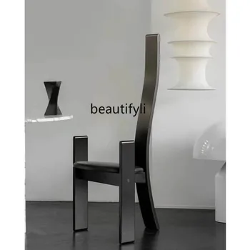 zqCreative Oturma Odası yüksek sırtlı sandalye Villa Ev Sessiz Tarzı Giyim Mağazası Ekran Arkalığı Koltuk