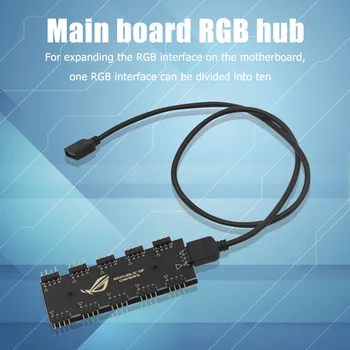 Anakart RGB SYNC HUB 1 ila 10 RGB Uzatma kablo ayırıcı GİGABYTE AURA için
