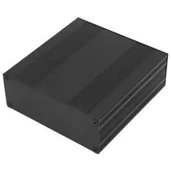 Siyah Alüminyum Kasa Kutusu Baskılı devre Kutusu Split Tip DİY Elektronik Proje Muhafaza Kutusu Elektronik Ürünler için
