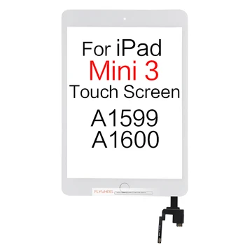 10 adet / grup Dokunmatik Ekran İçin iPad Mini 3 A1599 A1600 Dokunmatik Ekran Digitizer ekran Meclisi İle ev Düğmesi