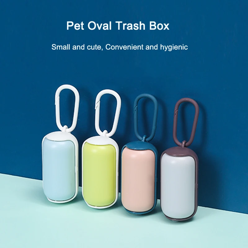 MİNİ Pet çöp kutusu Taşınabilir Köpek Poop atık torbası Dağıtıcı Açık Taşıyıcı Temiz Pick Up çöp torbası Tutucu Evcil Temizlik Malzemeleri