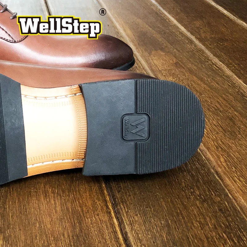 WELLSTEP 1 Çift Ayakkabı Topuk Tamir Pedi Ayakkabı Bakımı Kaymaz Anti Patinaj Yedek Yastık Gürültü Azaltma Sessiz Lastik Pedi