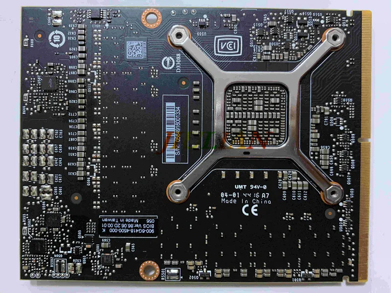 DELL Alienware M17X R4 M17X R5 Grafik VGA Kartı GPU Dizüstü Ekran Kartı M17X R6 M6700 P106M GP106-505-KC-A1 4GB TAMAM