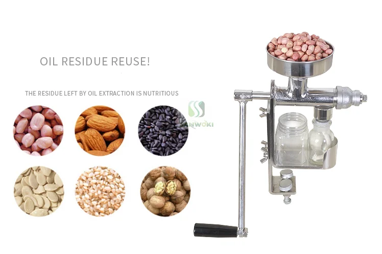 Manuel kolza tohumu çıkarma makinesi ceviz sıkma yağı makinesi susam presleme makinesi fındık yağ baskı makinesi yağ yapma makinesi