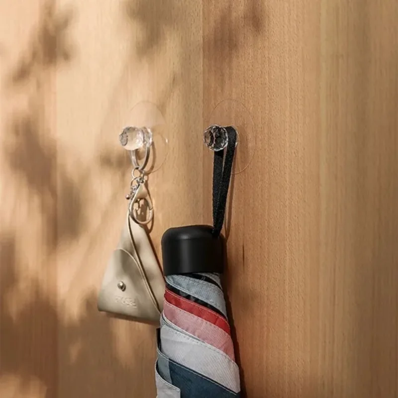 10 Adet Punch-ücretsiz Çekmece Kolları Kendinden Yapışkanlı Mutfak dolap kulpu Mobilya Dolap Dresser Pencere Kapı İtme Çekme Kolları