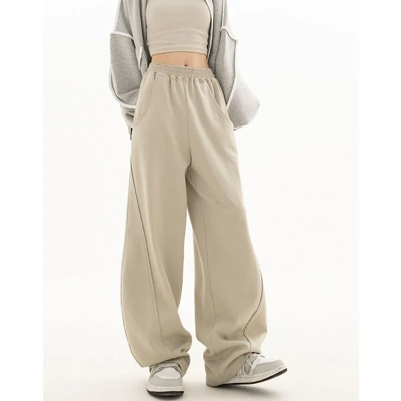 Kadın pantolonları y2k Tarzı dökümlü pantolon Kadın Casual Streetwear Pantolon Kadın Sokak Kargo Sweatpant yaz giysileri Kadınlar İçin Pantolon