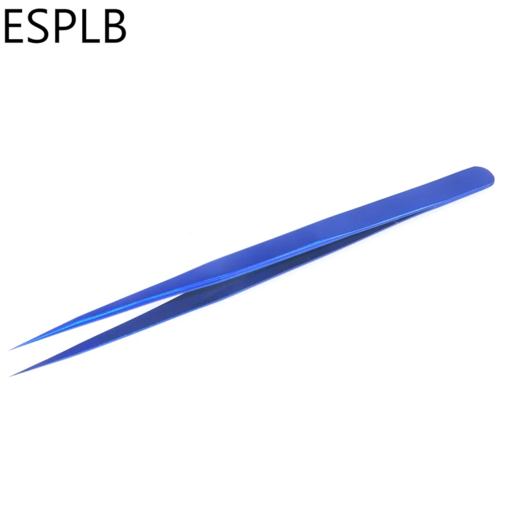 ESPLB Ultra İnce İnce Cımbız Uçan Çizgi Mavi Paslanmaz Çelik Keskin Sertleştirilmiş Sanayi Cımbız Cep Telefonu Tamir El Aletleri