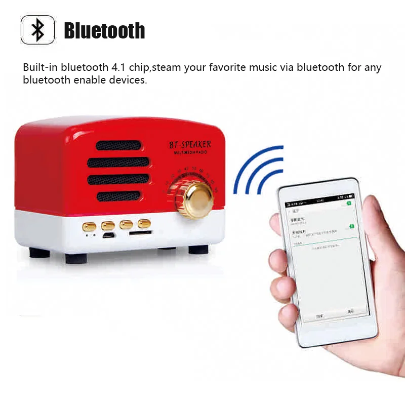 5W Yüksek Kaliteli Ses Bluetooth Hoparlörler Mini Taşınabilir Açık caixa de som Mikrofon Desteği FM TF Eller Serbest Çağrı Boombox