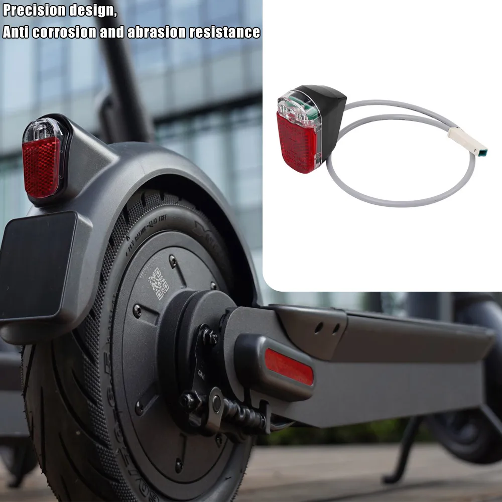Ninebot için MAX G30D Elektrikli Scooter Arka Çamurluk Arka Lambası Güvenlik Arka Fren Lambası Çerçeve Kablo Hatları Yedek Parçalar