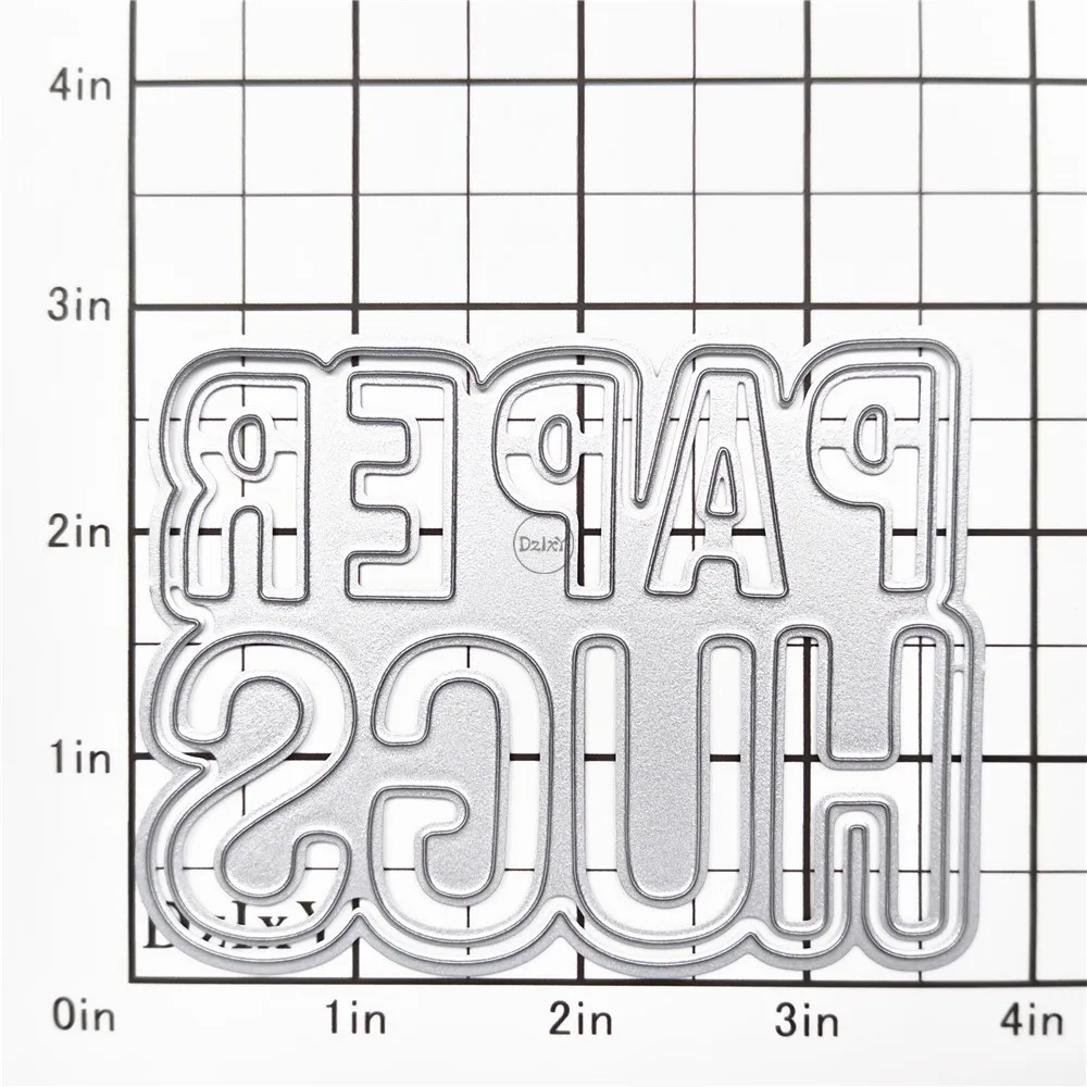 DzIxY Gölge İngilizce Kelimeler Metal Kesme Ölür Kart Yapımı için Kağıt Kabartma Kalıp Kesim Setleri Albümü El Sanatları 2023 Şablonları Şablonlar